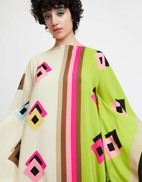 Beige French Moss Kaftan maxikaftan